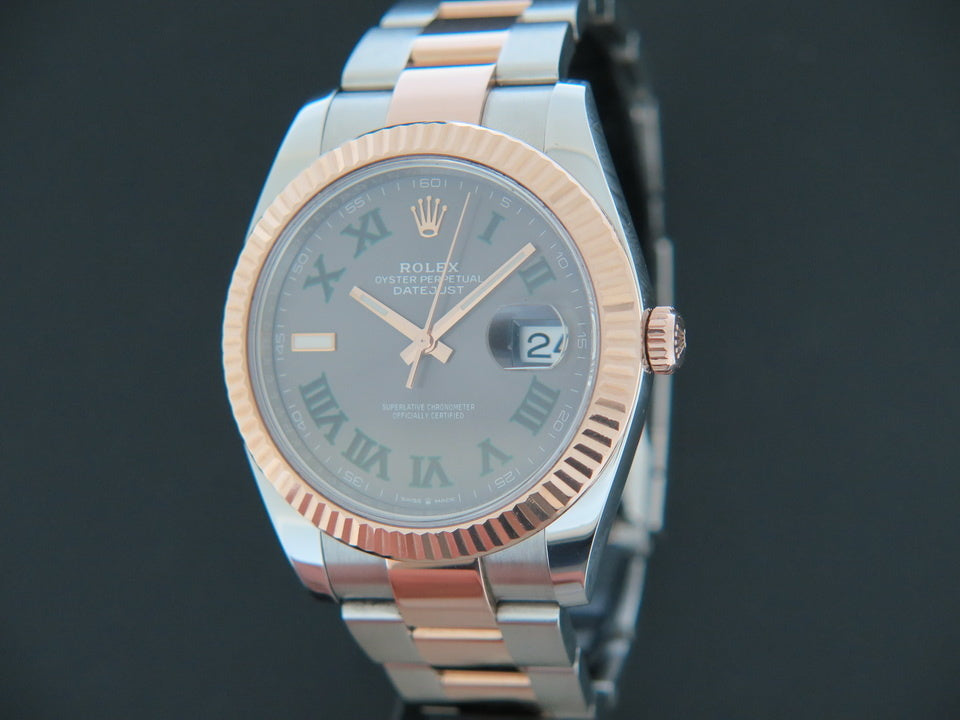 Rolex Datejust 41 Everosegold/Steel Slate Dial 126331 1680 (1)