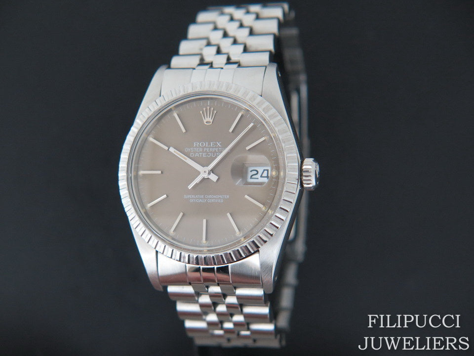 Rolex Datejust Brown Dial 16030  (1)
