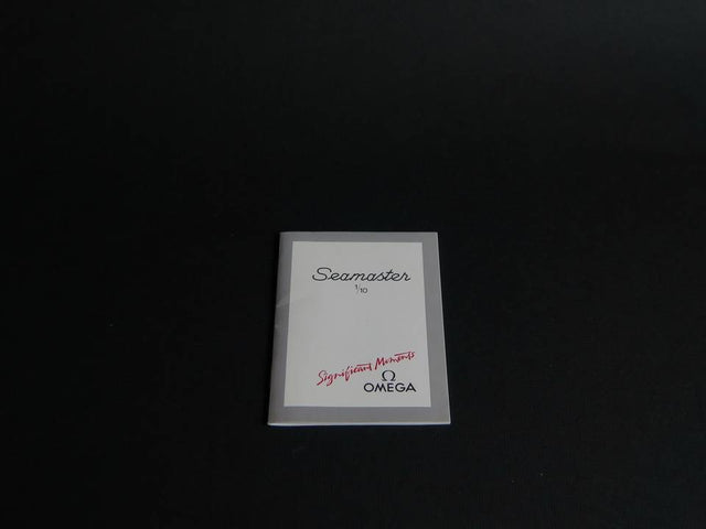 Omega Seamaster 1/10 Booklet 1991