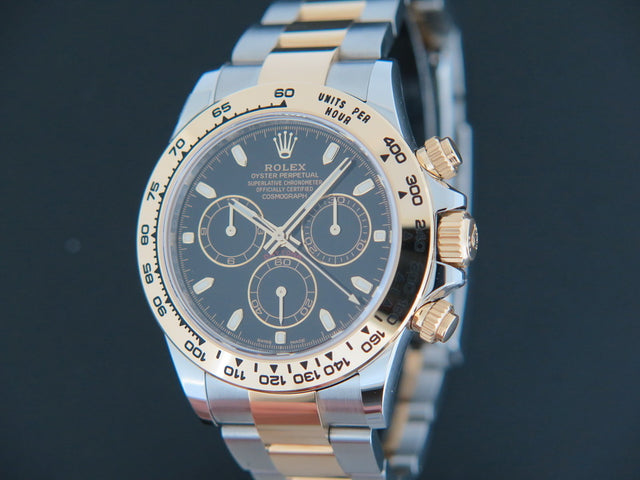 Rolex Daytona Gold/Steel Black Dial NEW