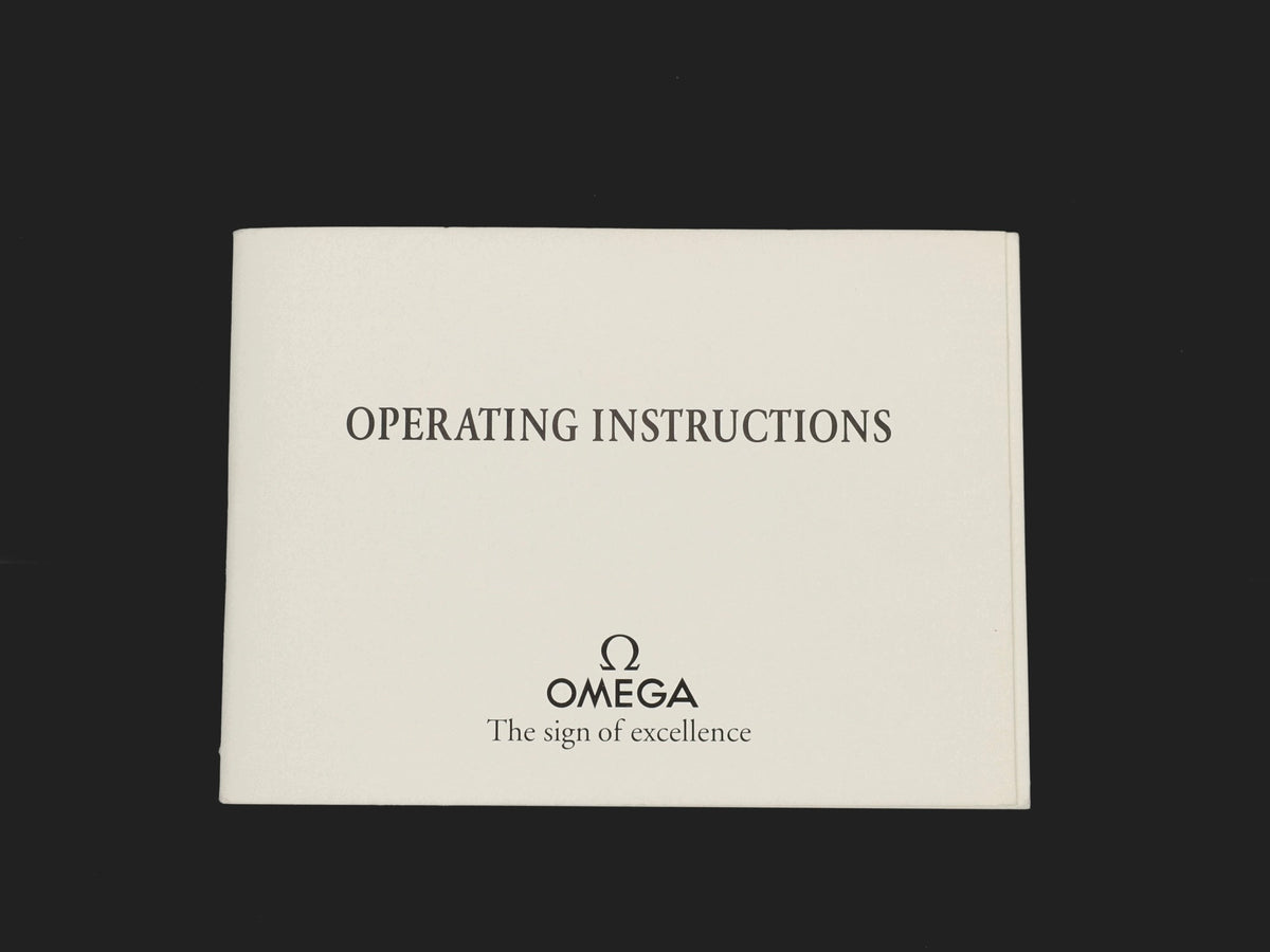 Omega Operating Instructions Booklet Cal. 1154/1155 (1)