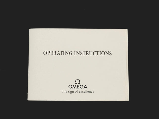 Omega Operating Instructions Booklet Cal. 1154/1155
