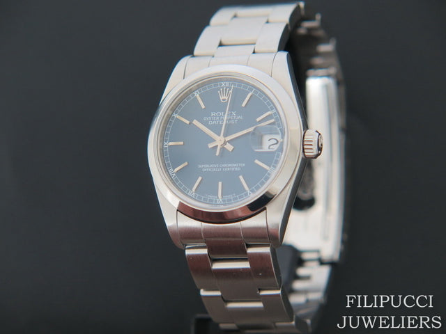 Rolex Datejust Midsize 31mm Blue Dial