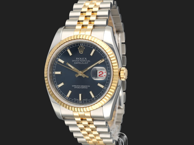 Rolex Datejust Gold/Steel Blue Dial