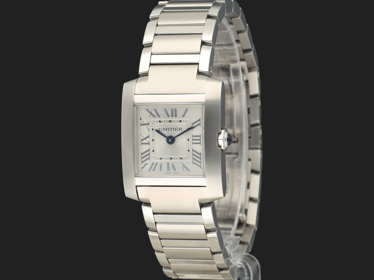 Cartier Tank Française SM Steel WSTA0065 / 4472 NEW (1)