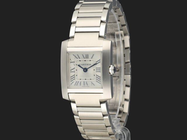Cartier Tank Française SM Steel / 4472 NEW