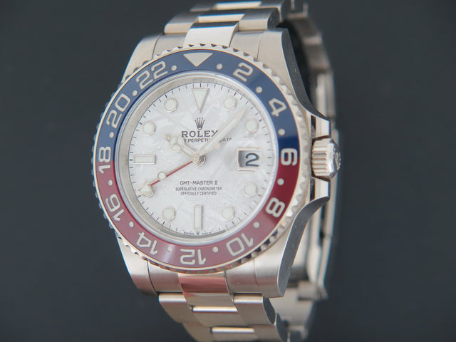 Rolex GMT Master II BLRO White Gold Meteorite Dial