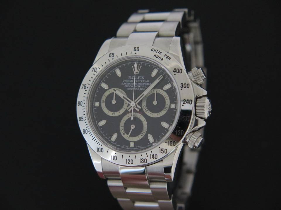 Rolex Cosmograph Daytona Black Dial  (1)