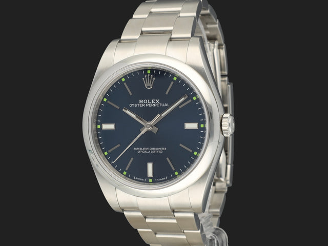 Rolex Oyster Perpetual 39 Blue Dial
