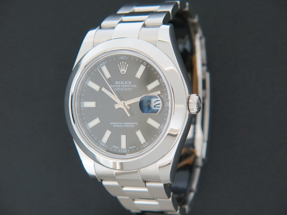 Rolex Datejust II Black dial 116300 (1)
