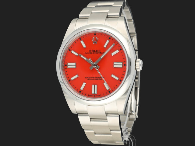 Rolex Oyster Perpetual 41 Coral Dial