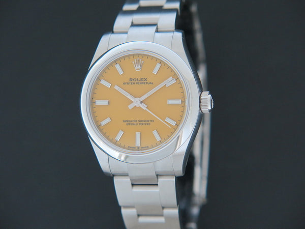 Rolex Oyster Perpetual 31 Yellow Dial