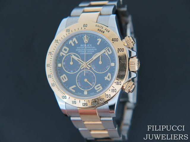 Rolex Daytona Gold/Steel Blue Racing Dial