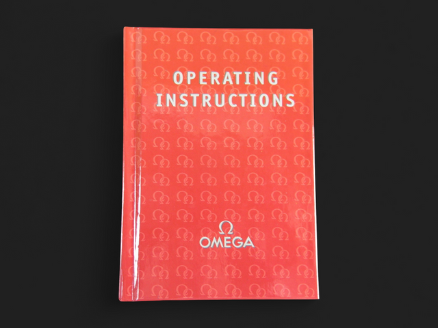 Omega Operating Instructions Booklet