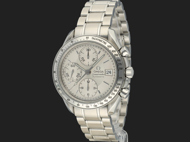 Omega Speedmaster Automatic Date Silver Dial