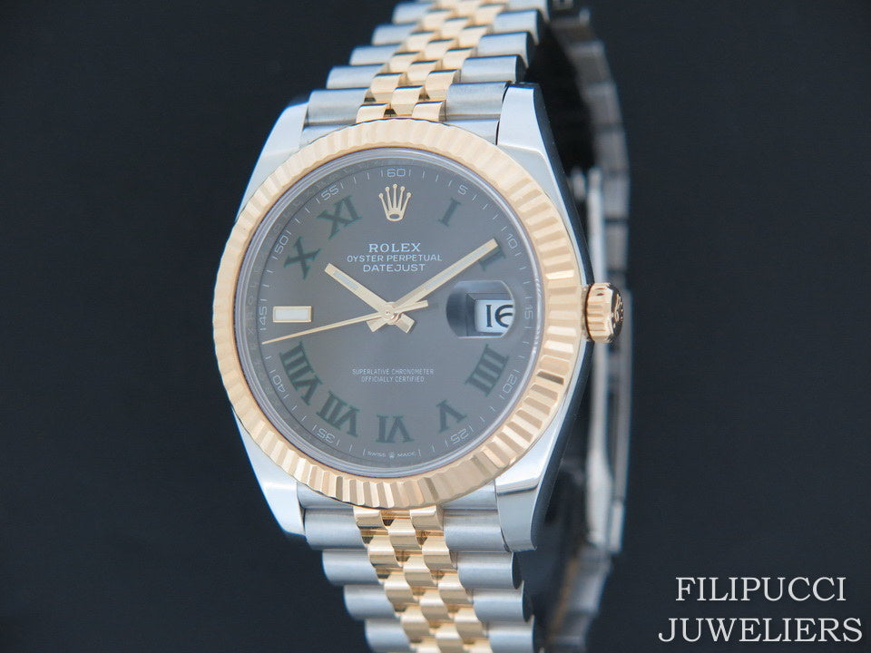 Rolex Datejust 41 Gold/Steel Slate Dial 126333  (1)