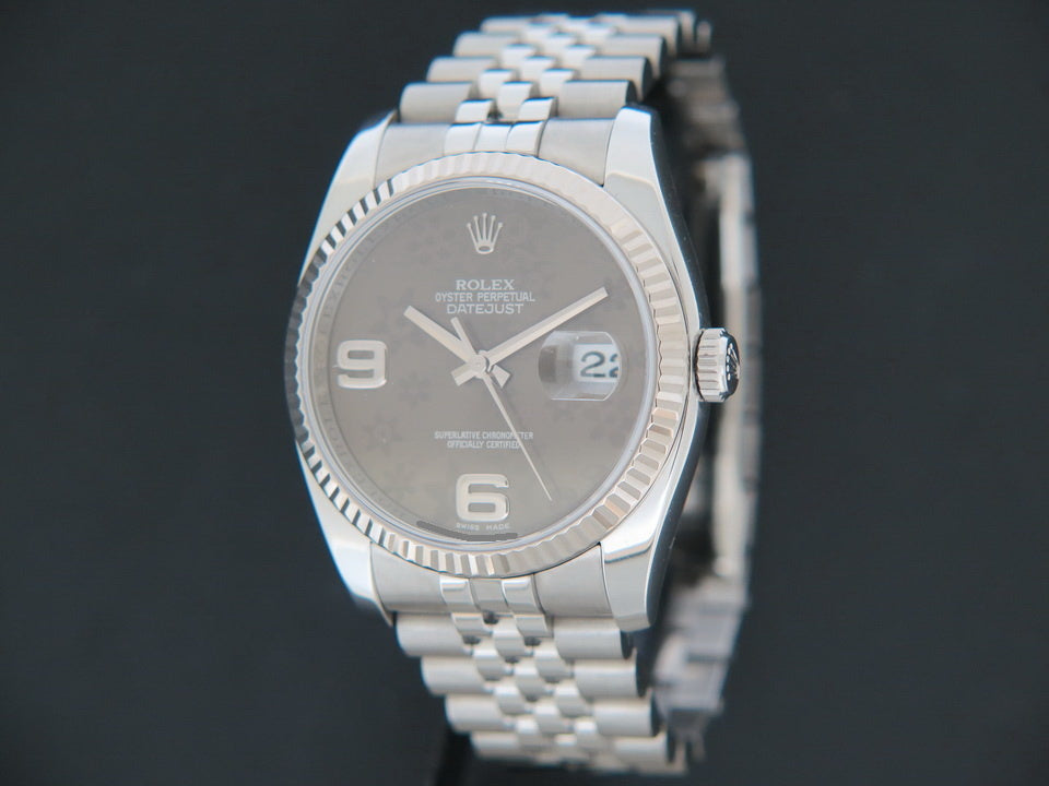 Rolex Datejust Bronze Flower Dial 116234 (1)