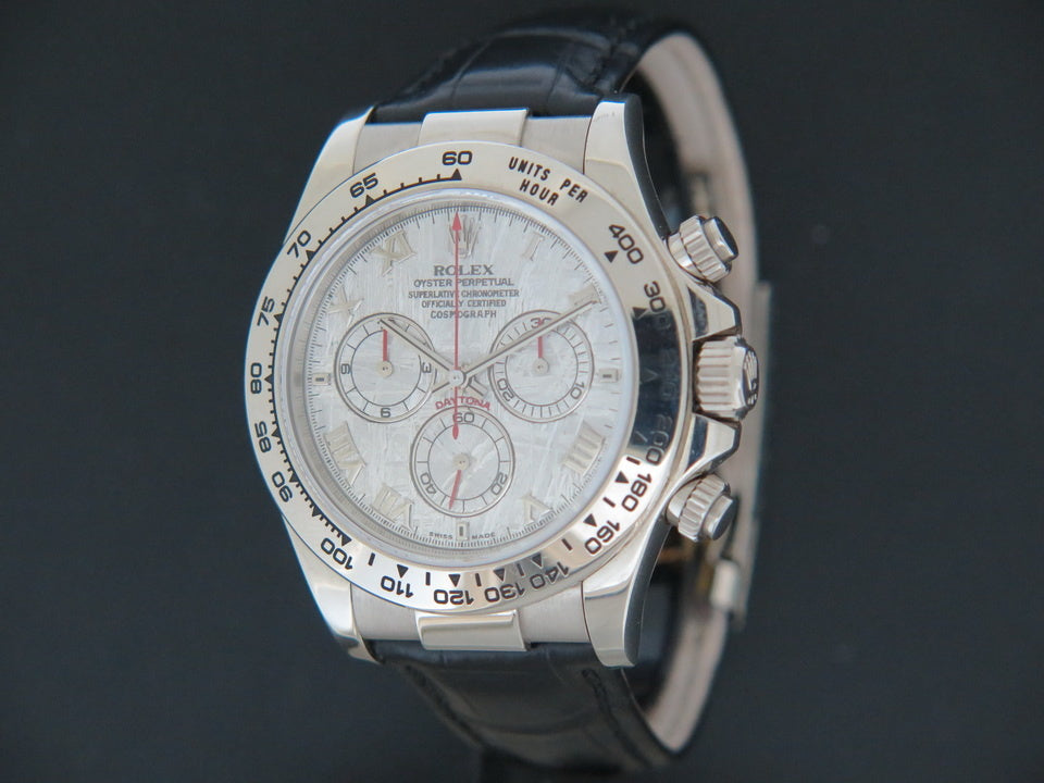 Rolex Daytona White Gold Meteorite Dial 116519 (1)