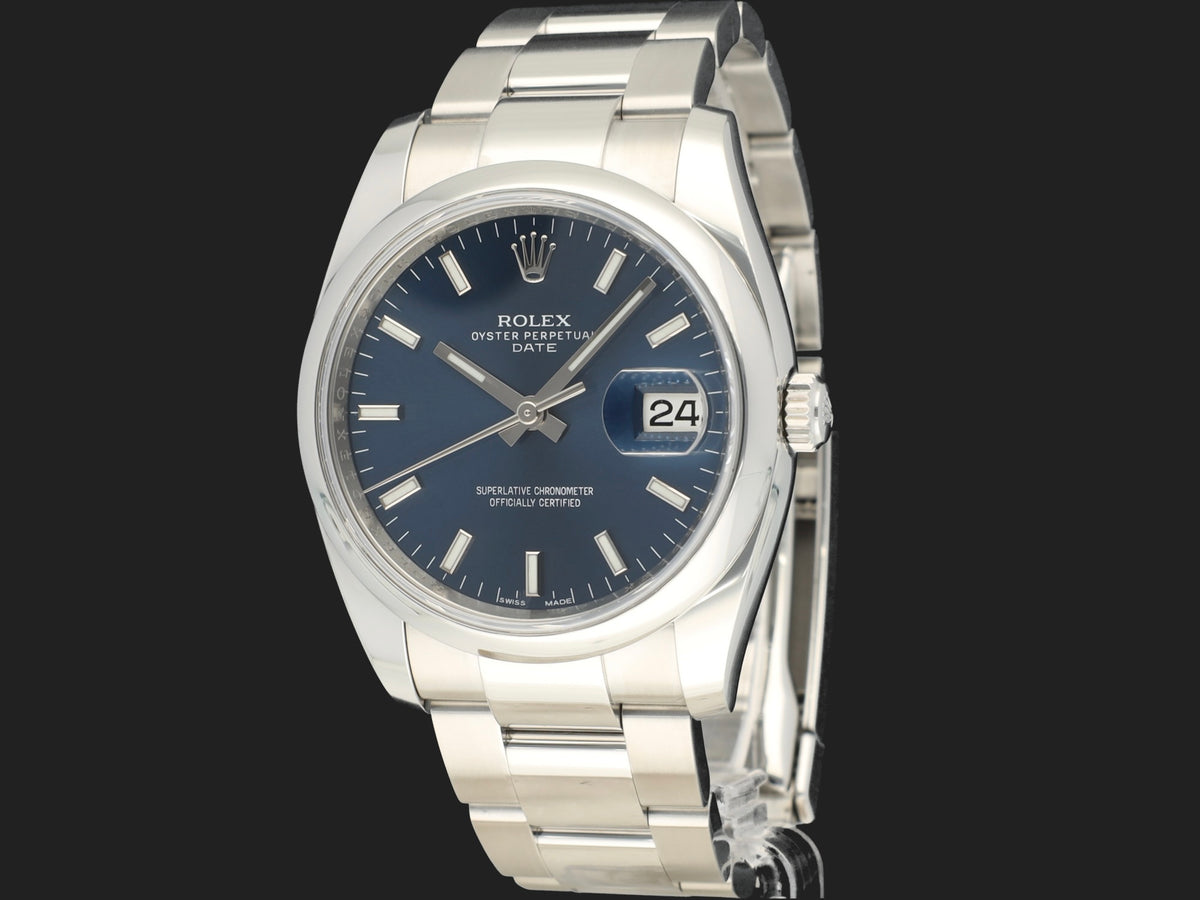 Rolex Date Blue Dial 115200 (1)