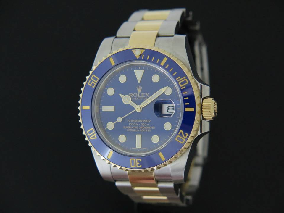 Rolex  Submariner Date Gold/Steel 116613LB  (1)