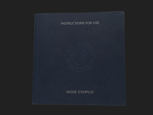 Longines Instructions Booklet