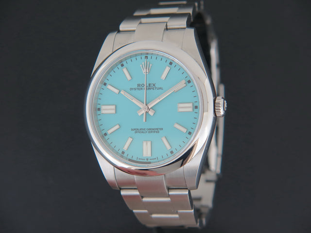 Rolex Oyster Perpetual 41 Turquoise Dial