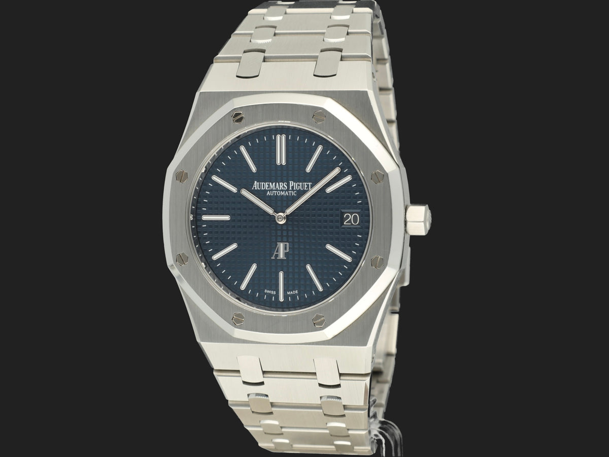 Audemars Piguet Royal Oak Jumbo Extra-Thin Blue Dial 15202ST (1)