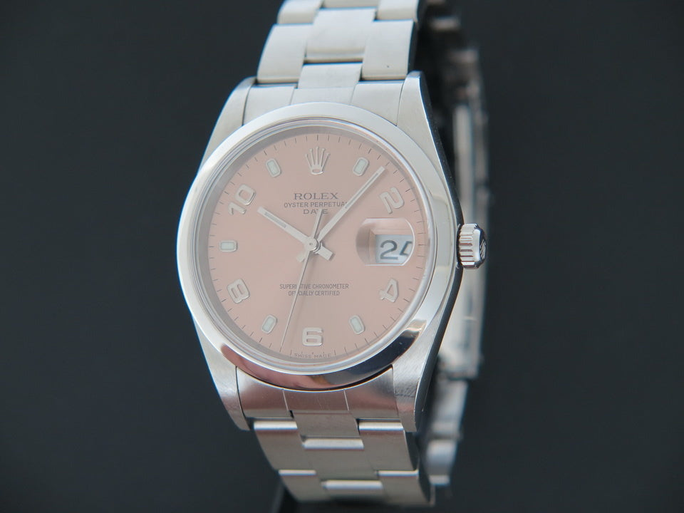 Rolex Date Pink Dial 15200 (1)