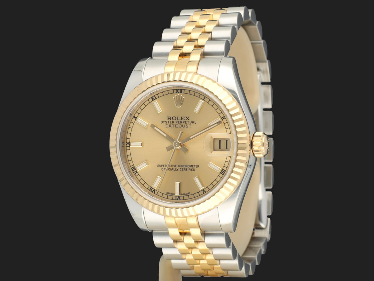 Rolex Datejust 31 Gold/Steel Champagne Dial 178273 (1)