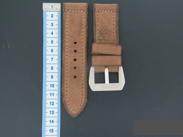 Panerai Corrigia  Calfskin Leather Strap 27 MM with Buckle
