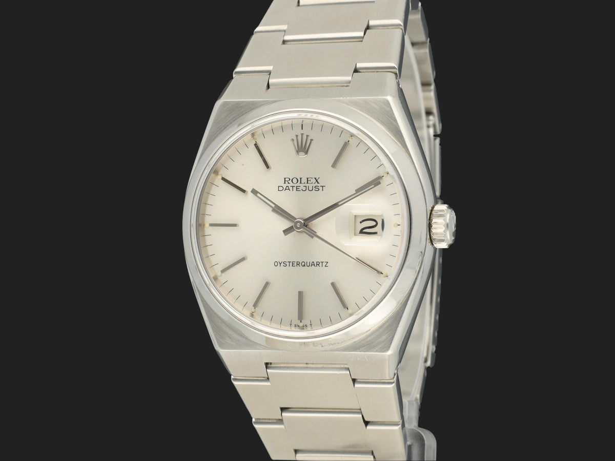 Rolex Datejust 36 Oysterquartz Silver Dial "First Generation" 17000  (1)
