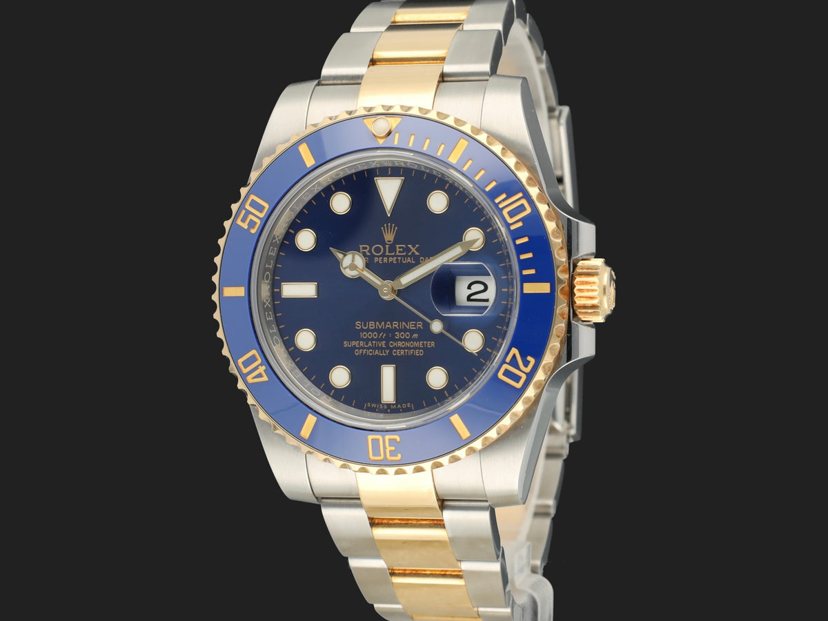 Rolex  Submariner Date Gold/Steel Blue Dial 116613LB (1)
