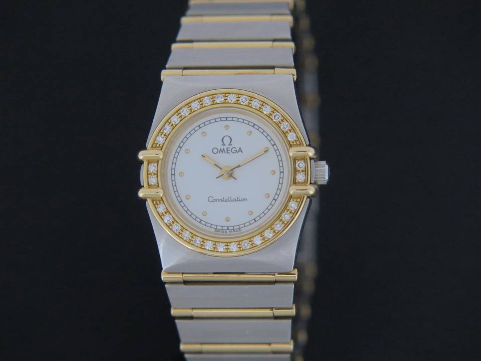 Omega Constellation Diamonds Steel/Gold Quartz (1)
