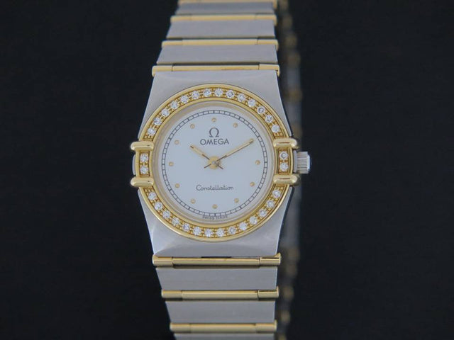 Omega Constellation Diamonds Steel/Gold Quartz