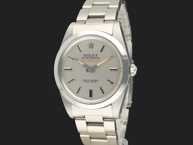 Rolex Milgauss Silver Dial 1019