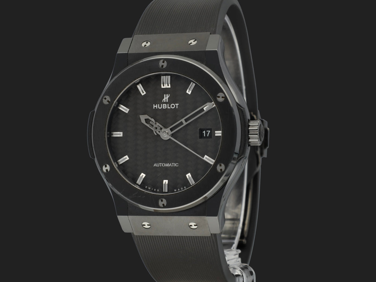Hublot Classic Fusion 42MM Black Magic Carbon Dial 542.CM.1771.RX (1)
