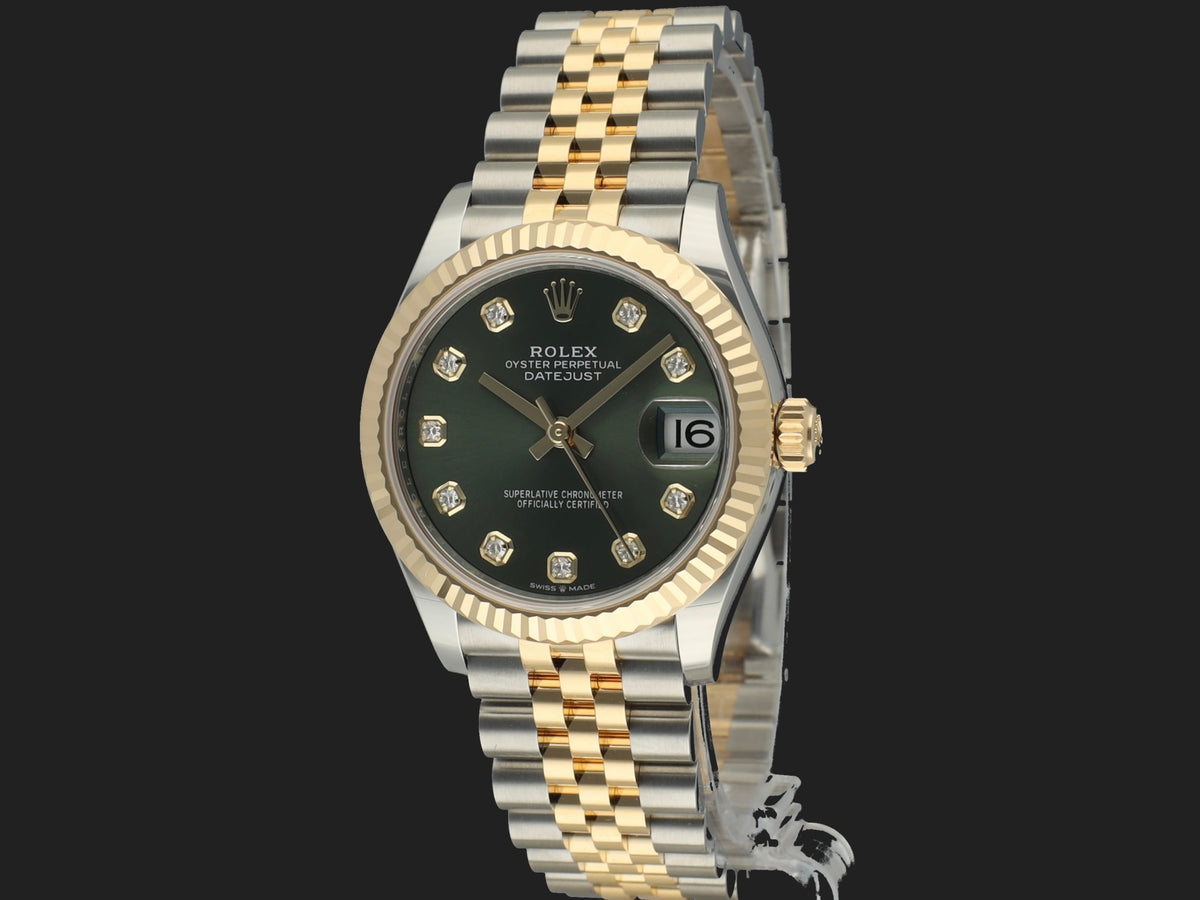 Rolex Datejust 31 Gold/Steel Green Diamond Dial 278273 NEW (1)