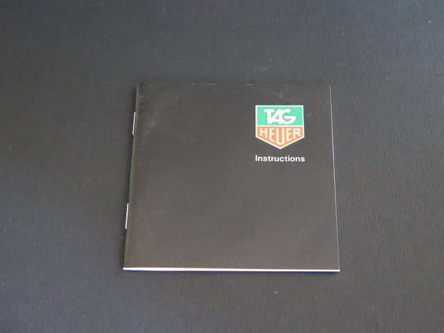 Tag Heuer Instructions Booklet