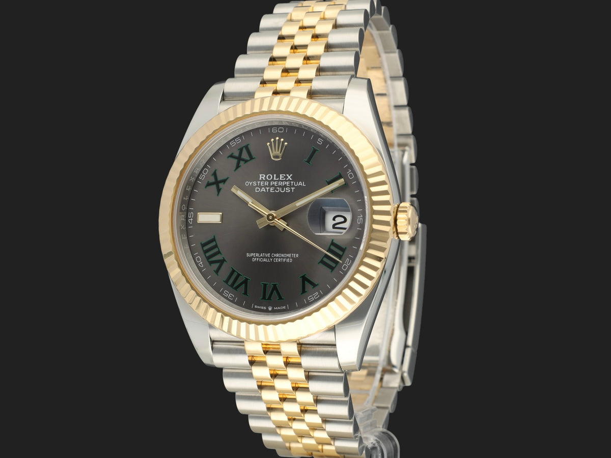 Rolex Datejust 41 Gold/Steel Wimbledon Dial 126333 (1)