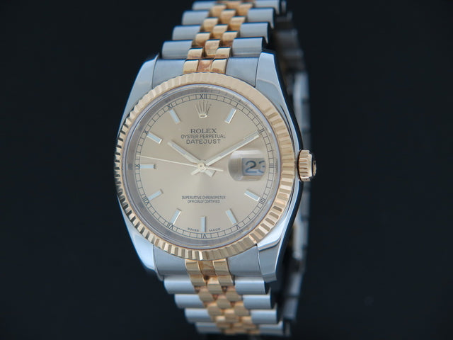 Rolex Datejust Gold/Steel Champagne Dial