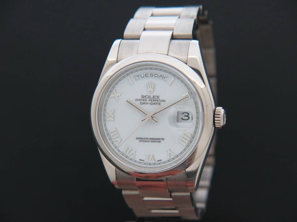 Rolex Oyster Perpetual Day-Date White Gold (1)