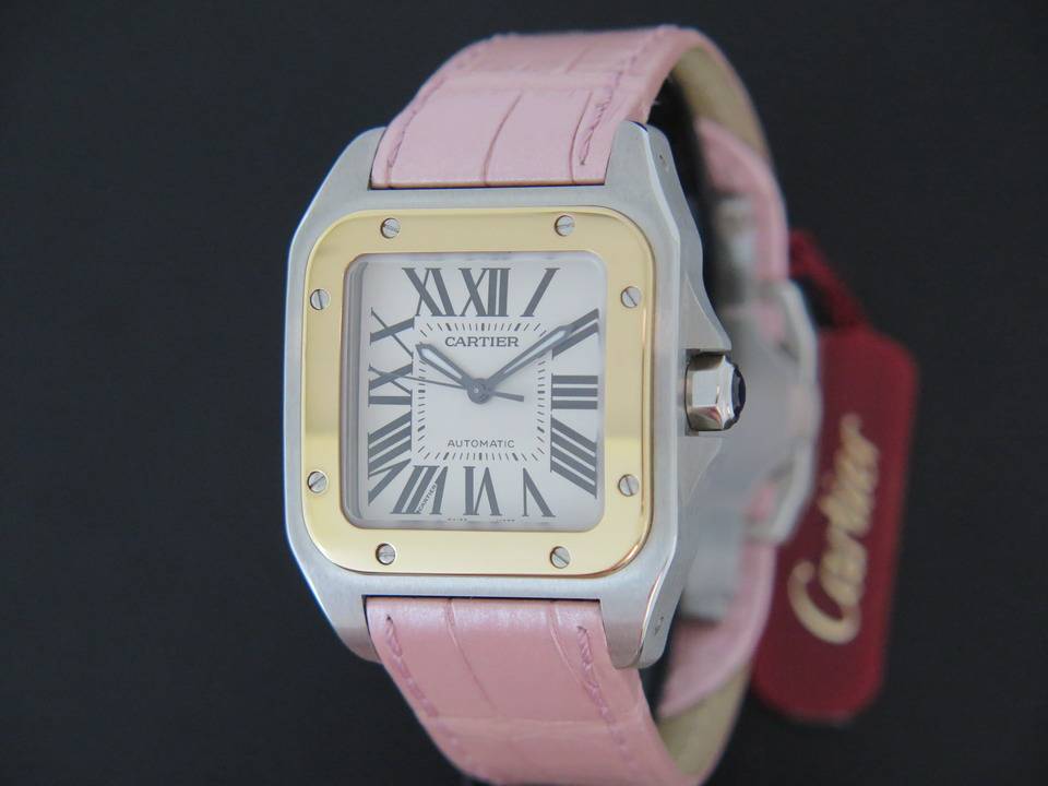 Cartier Santos 100 Midsize NEW (1)