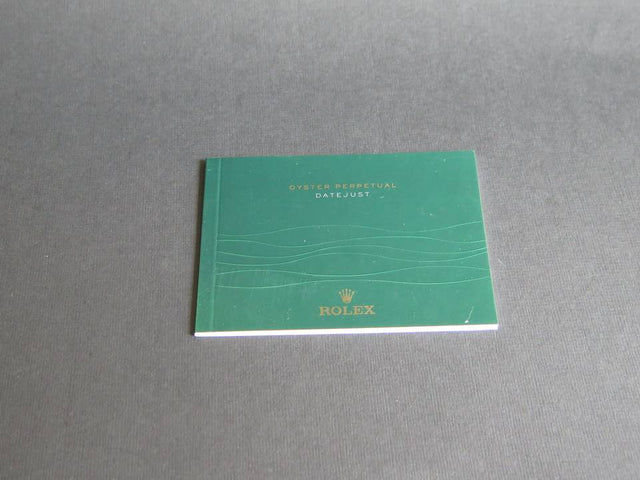 Rolex Datejust Booklet