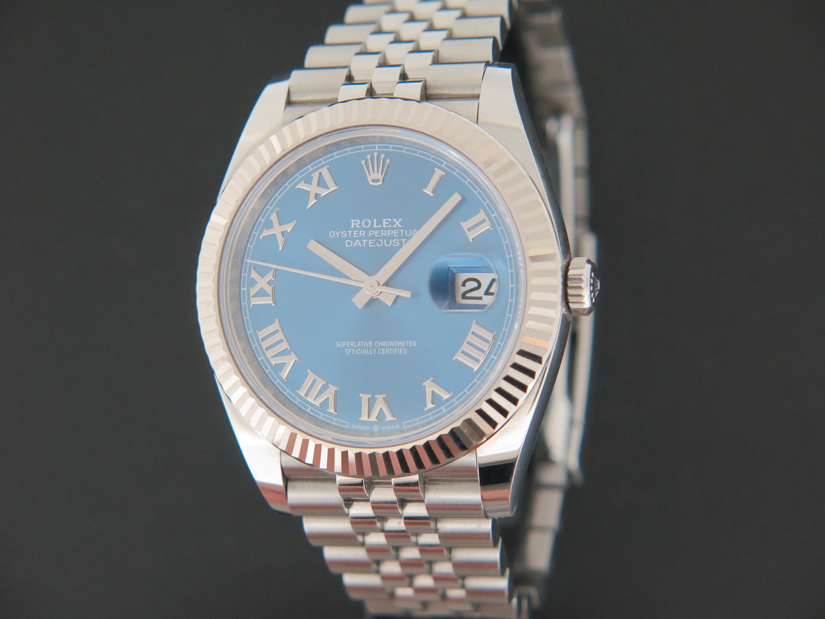 Rolex Datejust 41 Azzurro Dial 126334 (1)