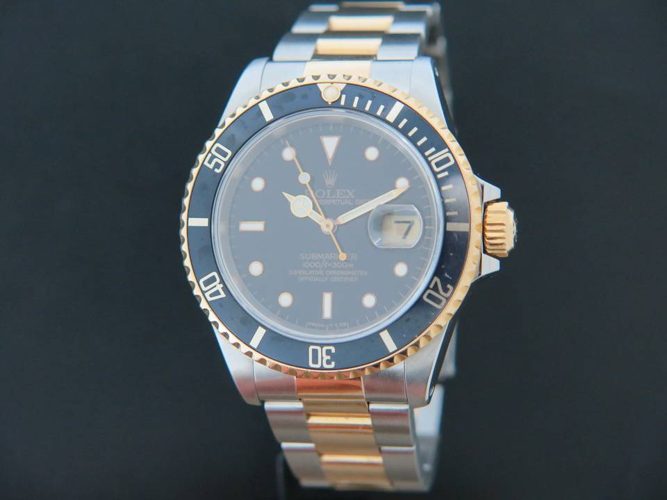 Rolex Submariner Date Gold/Steel 16613  (1)