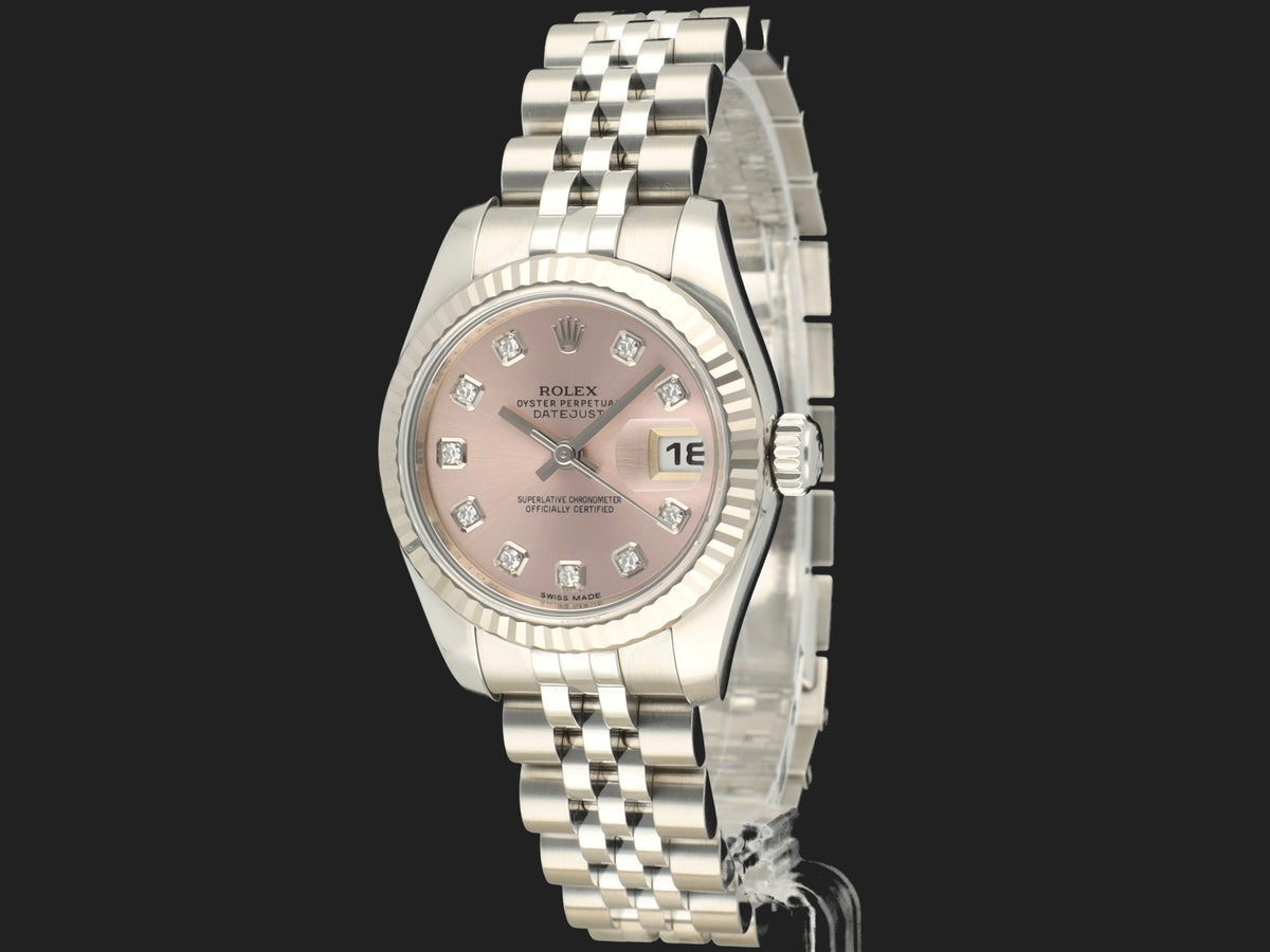 Rolex Lady-Datejust 26 Pink Diamond Dial 179174 (1)