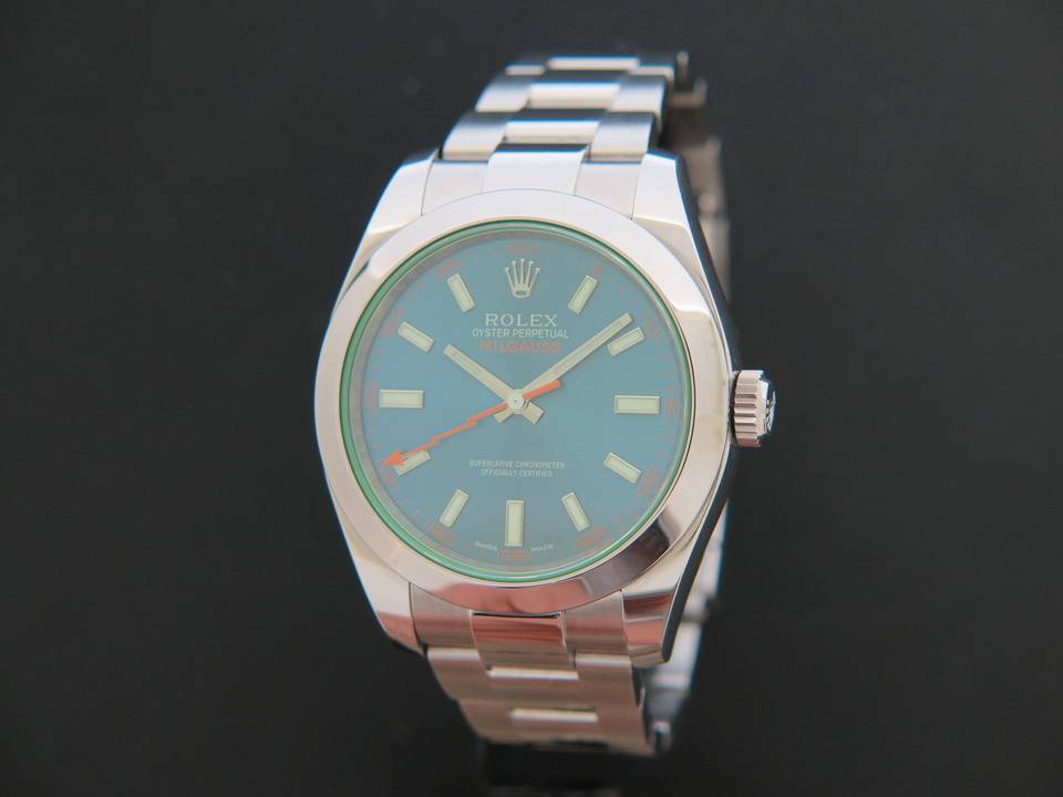 Rolex Oyster Perpetual Milgauss Blue  (1)