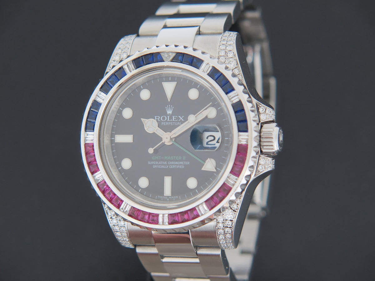 Rolex GMT-Master II 116710LN "Pepsi Diamonds" (1)