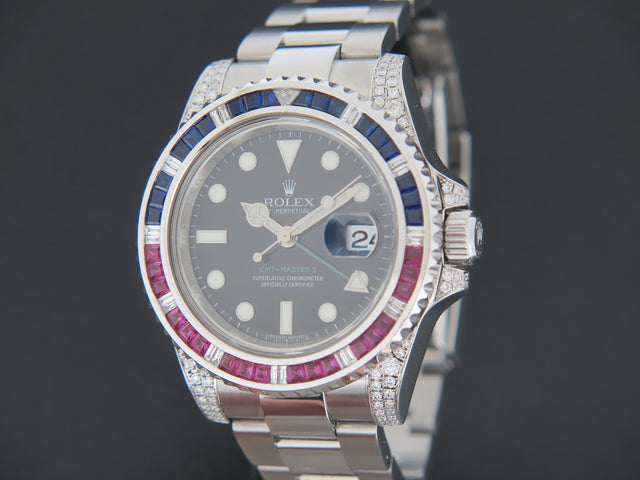 Rolex GMT-Master II "Pepsi Diamonds"