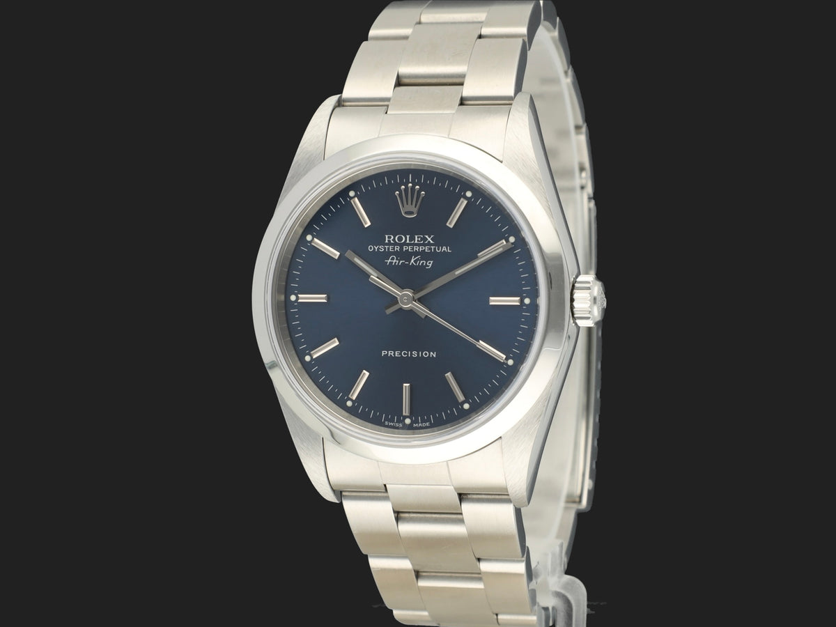 Rolex Air-King Blue Dial 14000M P-Serial (1)